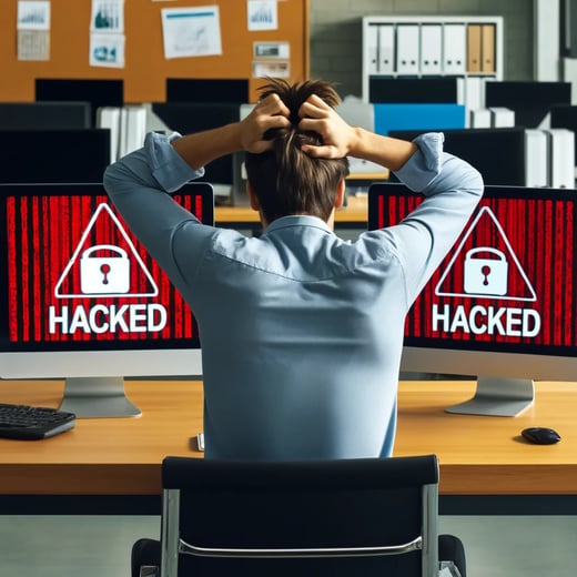 Hacked-Bild Phishing-Test