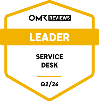 OMR Reviews Leader Service Desk Badge für ky2help